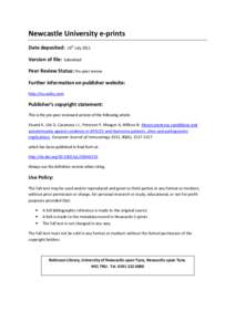 D Lilic et al Mucocutaneous candidiasis and autoimmunity cover sheet