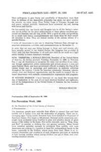 PROCLAMATION 5535—SEPT. 30, [removed]STAT[removed]Their willingness to give freely and unselfishly of themselves, even their lives, in defense of our democratic principles has given our great country