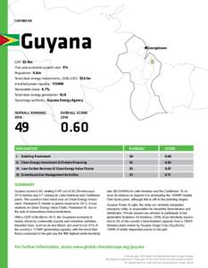 CARIBBEAN  Guyana Georgetown