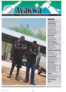 |1  February/March 2012 Edition A PUBLICATION OF THE ANINDILYAKWA LAND COUNCIL