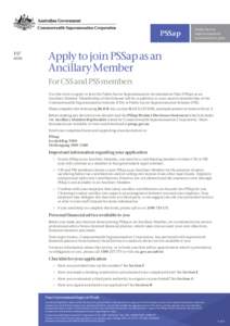 PSSap F17[removed]Public Sector Superannuation