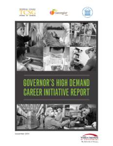 Governor’s High Demand Career Initiative Report December 2014  Contents