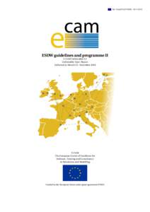 Ref. AresESDW guidelines and programme II E-CAM Deliverable 5.2 Deliverable Type: Report Delivered in Month 14– November 2016