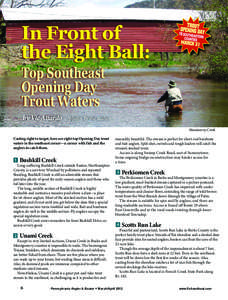 In Front of the Eight Ball: Top Southeast Opening Day Trout Waters by Vic Attardo