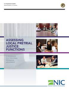 Assessing Local Pretrial Justice Functions: A Handbook for Providing Technical Assistance