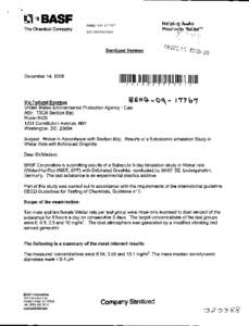8EHQ-09-17767A  TSCA 8(e) Notice