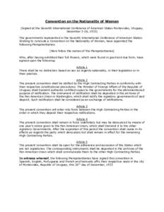 Human rights instruments / Argentina–Brazil relations / Statelessness / Anti-War Treaty / Roerich Pact / International relations / Law / International law