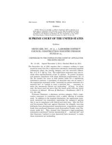 Securities Act / United States Securities and Exchange Commission / TSC Industries /  Inc. v. Northway /  Inc. / Omnicare / False statement / Financial regulation / Law / Economy of the United States / United States securities law / 73rd United States Congress / New Deal