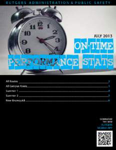 On-Time Performance Stats 