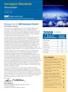 Aerospace Standards Newsletter Volume I, Issue 2 December[removed]International