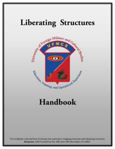 Liberating Structures Handbook