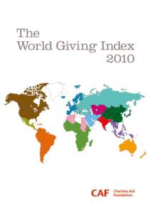 The World Giving Index 	  2010  Contents