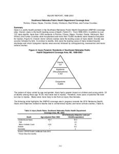 INJURY REPORT, [removed]Southwest Nebraska Public Health Department Coverage Area Perkins, Chase, Hayes, Frontier, Dundy, Hitchcock, Red Willow, and Furnas Counties Summary Injury is a public health problem in the South