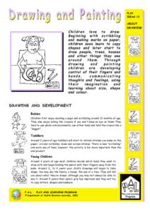 Play and Learn Fact Sheet No 13 - Drawing