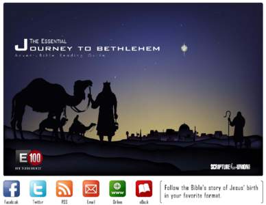 The Essential Journey to Bethlehem | Scripture Union USA
