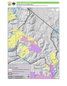 U. S. Fish and Wildllife Service  Sacramento Fish and Wildlife Office Proposed Critical Habitat for the Sierra Nevada Yellow-legged Frog and Yosemite Toad Alpine County