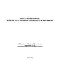 Microsoft Word - AtrazineDeethylatrazineDiazinonNitrateSimazine.doc