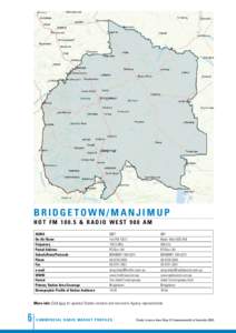 States and territories of Australia / Manjimup /  Western Australia / Western Australia / Bridgetown / South West / Geography of Western Australia / Geography of Australia