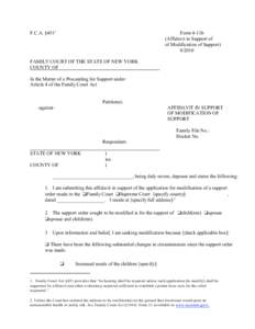 F.C.A. §4511  Form 4-11b (Affidavit in Support of of Modification of Support[removed]