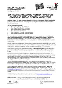 Microsoft Word - Helpmann Award Nominations for Pinocchio Release July 15.docx