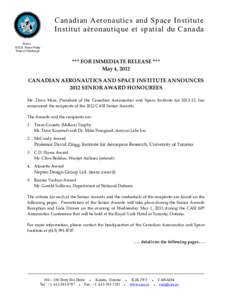 Aviation / S&P/TSX Composite Index / Trans-Canada Trophy / Beddoe / Kanata /  Ontario / Terry Fox Drive / Institut aéronautique et spatial / WestJet / Transport / Canada