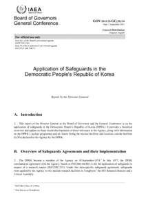 North Korea / Foreign relations of North Korea / Military of North Korea / Yongbyon Nuclear Scientific Research Center / Agreed Framework / Nuclear Non-Proliferation Treaty / Six-party talks / North Korea and weapons of mass destruction / United Nations Security Council Resolution / Nuclear program of North Korea / International relations / Nuclear proliferation