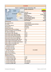 ECUADOR Data for crop/calendar year commencing: 2011 GENERAL INFORMATION[removed]US dollar (USD)