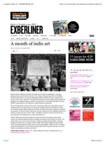 A month of indie art - EXBERLINER.com  FEATURES FILM  FOOD