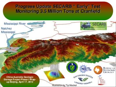 Progress Update SECARB “ Early” Test Monitoring 3.5 Million Tons at Cranfield Mississippi River Natchez Mississippi