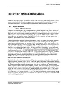 FINAL Bering Sea Chinook Salmon Bycatch Management EIS/RIR, December 2009