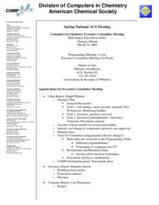 American Chemical Society / Michelle Francl / Place of birth missing / Year of birth missing