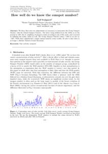 Comparative Magnetic Minima: characterizing quiet times in the Sun and stars Proceedings IAU Symposium No. 286, 2012 C.H. Mandrini, D. Webb, eds.  c 2012 International Astronomical Union