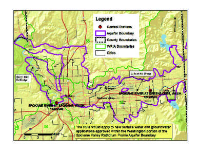 Chapter[removed]WAC Spokane River and Spokane Valley Rathdrum Prairie (SVRP) Aquifer Water Resources Management Plan