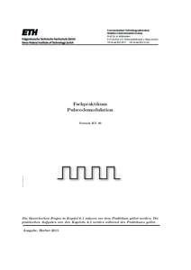 Communication Technology Laboratory Wireless Communications Group Prof. Dr. A. Wittneben ETH Zurich, ETF, Sternwartstrasse 7, 8092 Zurich TelFax