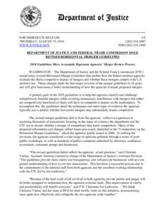 FOR IMMEDIATE RELEASE THURSDAY, AUGUST 19, 2010 WWW.JUSTICE.GOV AT[removed]