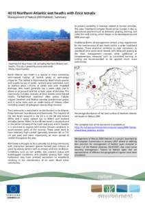 4010 Northern Atlantic wet heaths with Erica tetralix summary