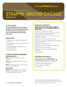 History Connections and Artifact Collections: Stampin' Around Chicago