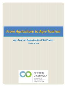 From Agriculture to Agri-Tourism