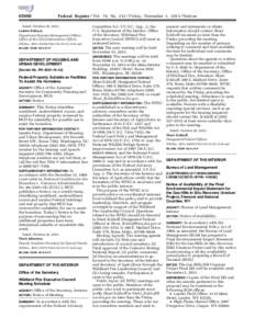 [removed]Federal Register / Vol. 78, No[removed]Friday, November 1, [removed]Notices Dated: October 29, 2013. Colette Pollard,