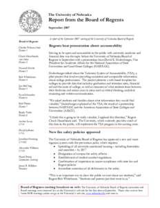 Microsoft Word - Report from the Board of Regents,September 2007.doc