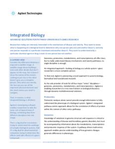Integrated Biology  ________________________________________________________________________________________________________________________________________________________________________________________________________