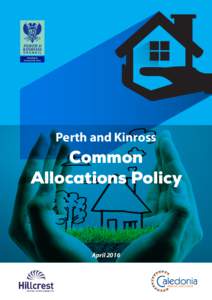 Perth and Kinross  Common Allocations Policy  April 2016