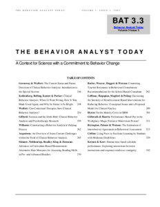 Mental health / Clinical psychology / Cognitive behavioral therapy / Applied psychology / Psychotherapy / Functional analytic psychotherapy / Clinical behavior analysis / Behaviour therapy / Applied behavior analysis / Behaviorism / Psychology / Mind