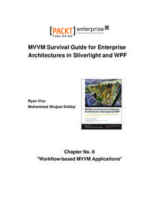 MVVM Survival Guide for Enterprise Architectures in Silverlight and WPF Ryan Vice Muhammad Shujaat Siddiqi