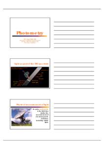 Microsoft PowerPoint - 5 Photometry.ppt