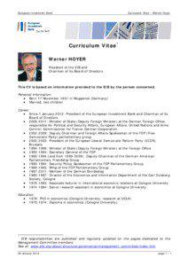 Curriculum Vitae - Philippe MAYSTADT