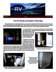 E-Bulletin  E-Bulletin RV Consumer Group