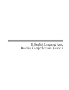MCAS 2011 Grade 3 English Language Arts Released Item Document