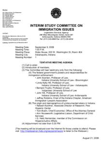 Members Sen. Dennis Kruse, Co-Chairperson Sen. Ed Charbonneau Sen. Michael Delph Sen. Timothy Skinner Sen. Richard Young