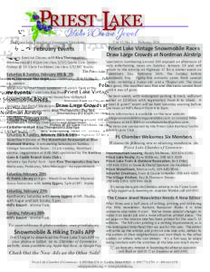 PRIEST AKE L Idaho’s Crown Jewel  The Priest Lake Chamber of Commerce Newsletter
